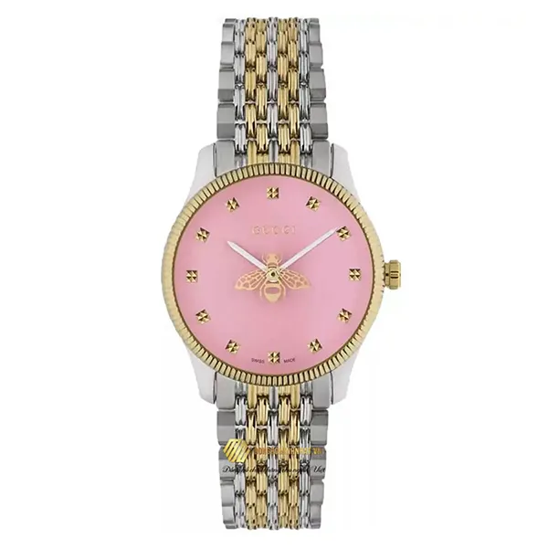 Đồng Hồ Nữ Gucci G-Timeless YA1265030 Màu Hồng Bạc