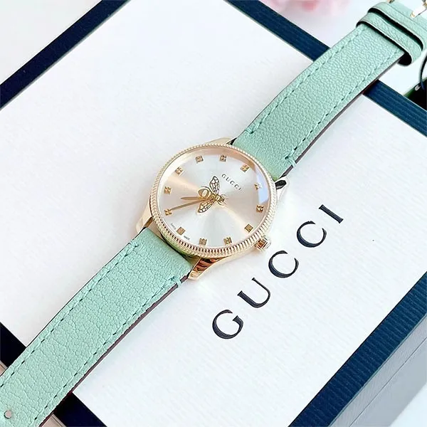 Đồng Hồ Nữ Gucci G-Timeless YA1265040 Màu Xanh Trắng