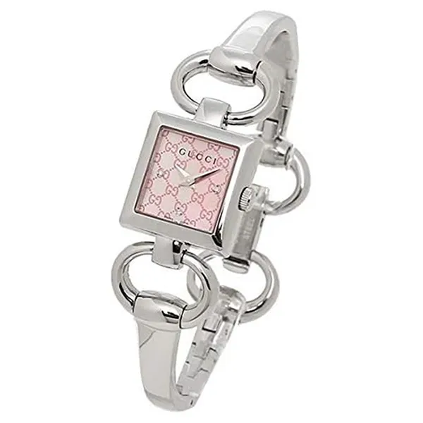 Đồng Hồ Nữ Gucci Tornavoni Women's Watch Quartz Pink Pearl YA120518 Màu Hồng Bạc