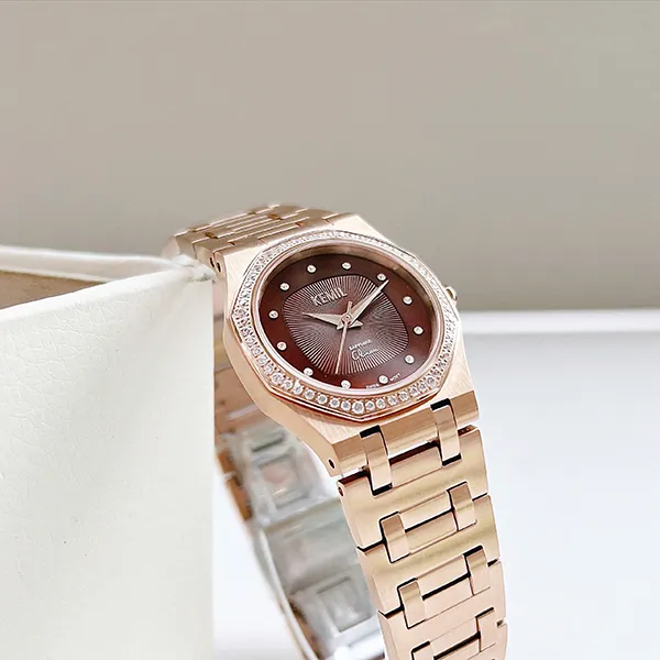 Đồng Hồ Nữ Kemil Melania SS 2025 Màu Vàng Hồng