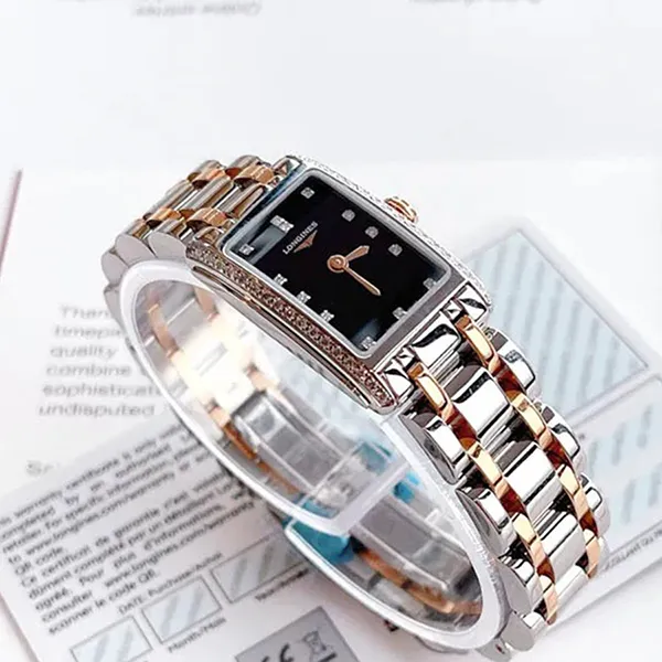 Đồng Hồ Nữ Longines L5.512.5.59.7 Dolce Vita Quartz Màu Bạc Đen