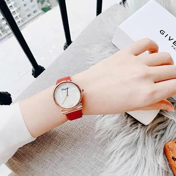 Đồng Hồ Nữ Salvatore Ferragamo Quartz SFIY00319 Màu Đỏ