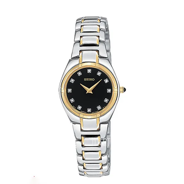 Đồng Hồ Nữ Seiko SUJF30 Màu Đen Bạc