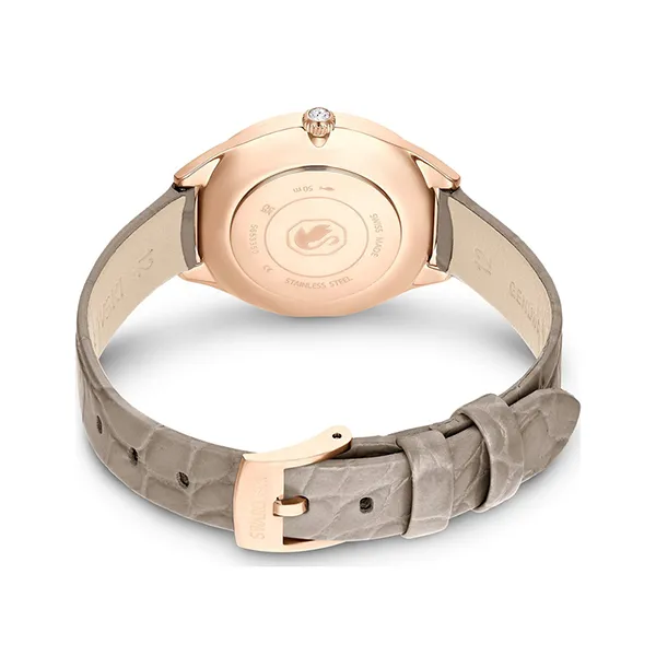 Đồng Hồ Nữ Swarovski Attract Clover Crystals 5653350 Màu Xám Trắng