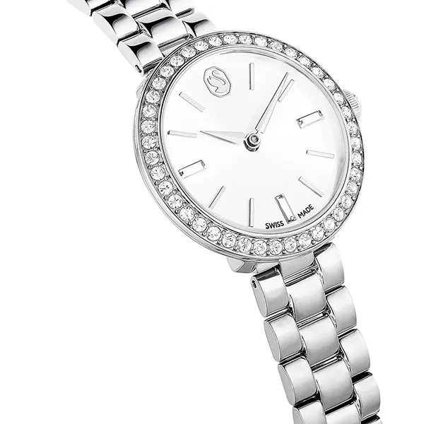 Đồng Hồ Nữ Swarovski Certa Watch Swiss Made, Metal bracelet, Silver tone, Stainless Steel 5672998 Màu Bạc