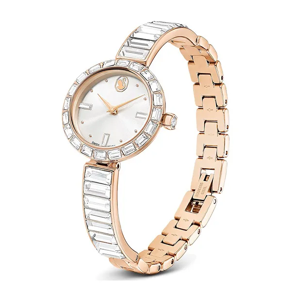 Đồng Hồ Nữ Swarovski Matrix Bangle Watch 5677484 Màu Trắng