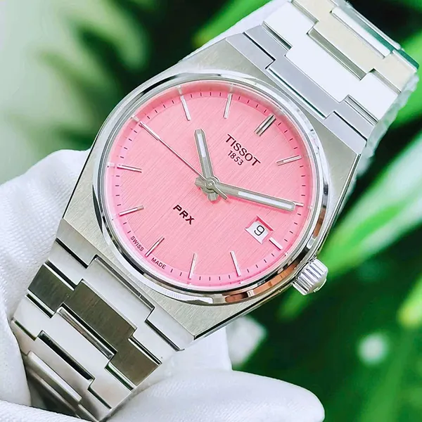 Đồng Hồ Nữ Tissot PRX T137.210.11.331.00 (T1372101133100) Màu Hồng Bạc