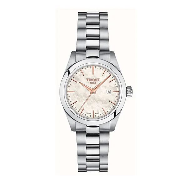 Đồng Hồ Nữ Tissot T132.010.11.111.00 Màu Bạc (Tặng Dây Da)