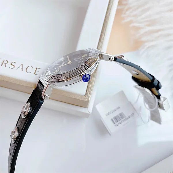 Đồng Hồ Nữ Versace Quartz VEVG00120 Màu Đen - Bạc