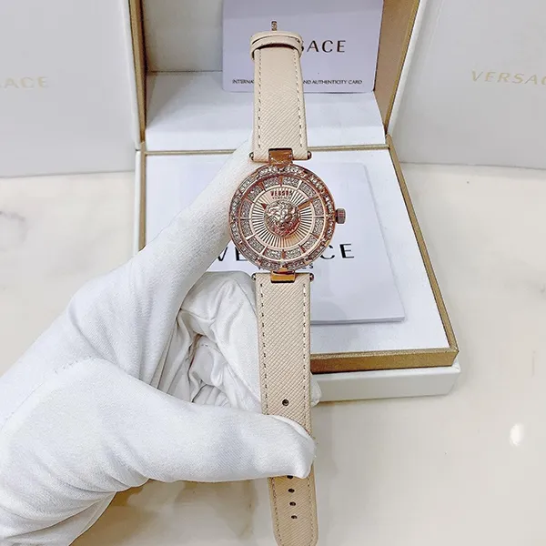 Đồng Hồ Nữ Versus By Versace Quartz VSPQ16121 Màu Kem/ Vàng Hồng