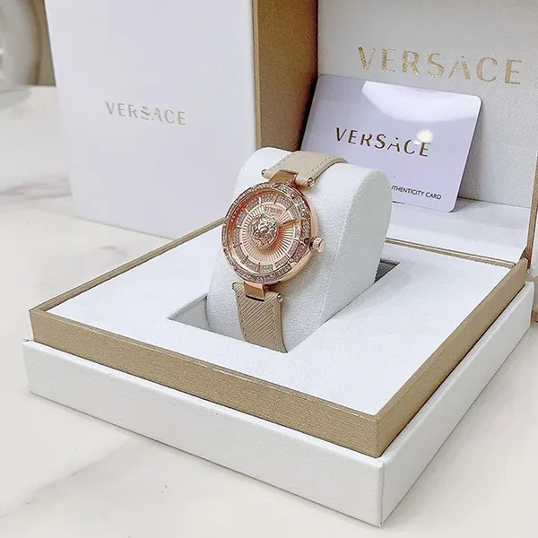 Đồng Hồ Nữ Versus By Versace Quartz VSPQ16121 Màu Kem/ Vàng Hồng
