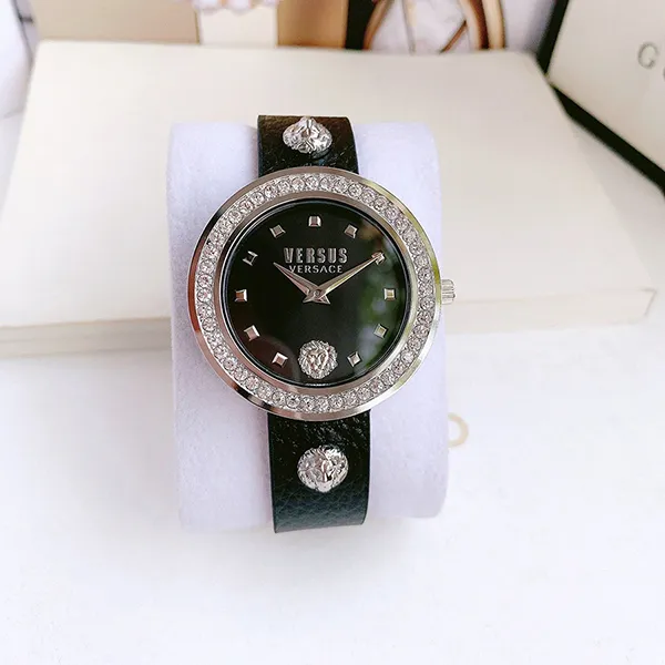 Đồng Hồ Nữ Versus By Versace Swarovski Crystal VSPCG1121 Màu Đen