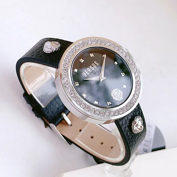 Đồng Hồ Nữ Versus By Versace Swarovski Crystal VSPCG1121 Màu Đen