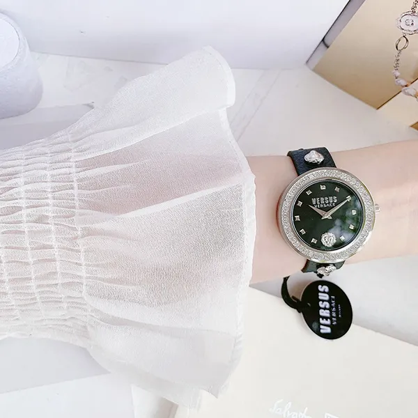 Đồng Hồ Nữ Versus By Versace Swarovski Crystal VSPCG1121 Màu Đen