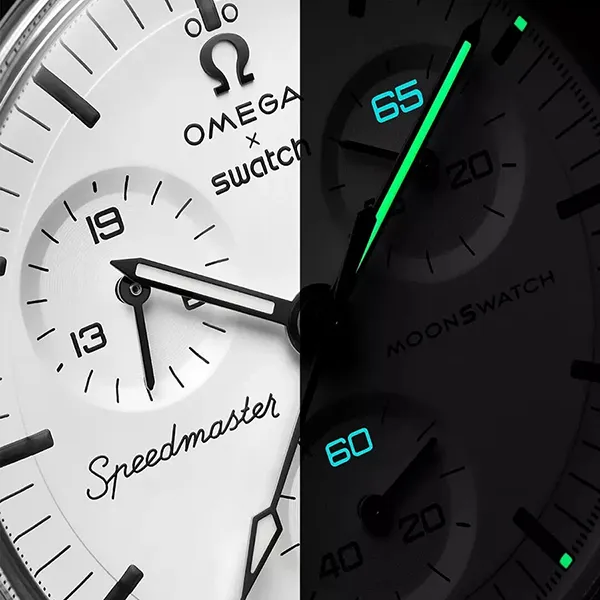 Đồng Hồ Omega x Swatch Moonswatch 1965 SO33M106 Màu Xám