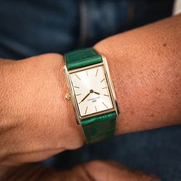 Đồng Hồ Unisex Daniel Wellington 32x22mm DW00100695 Bound Green Croc Leather Màu Xanh Lá