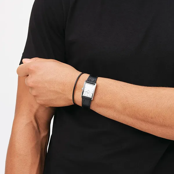 Đồng Hồ Unisex Daniel Wellington Bound Blac Crocodile DW00100697 Màu Đen