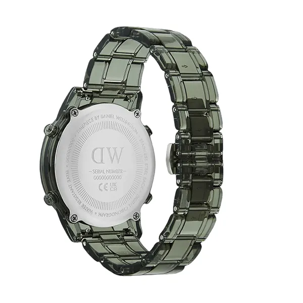 Đồng Hồ Unisex Daniel Wellington Retro Digital Dark Green Màu Xanh Rêu