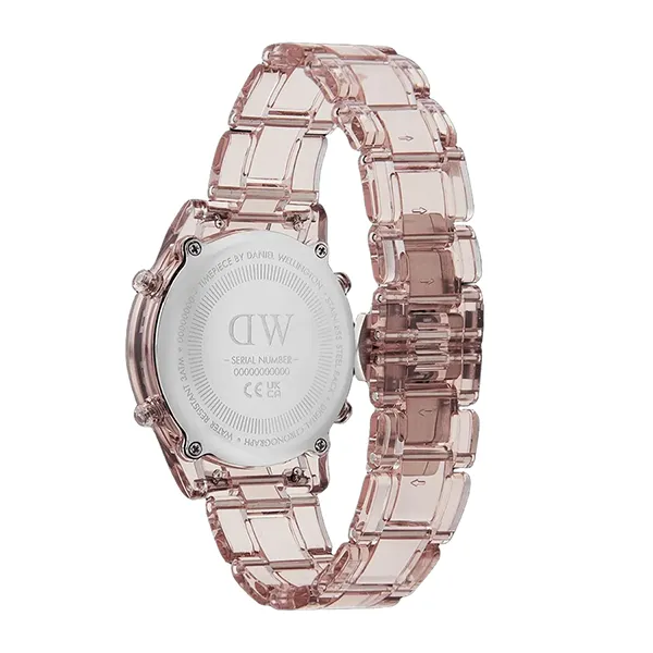 Đồng Hồ Unisex Daniel Wellington Retro Digital Dark Pink Màu Hồng