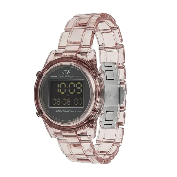 Đồng Hồ Unisex Daniel Wellington Retro Digital Dark Pink Màu Hồng