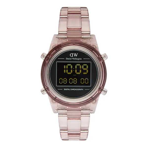 Đồng Hồ Unisex Daniel Wellington Retro Digital Dark Pink Màu Hồng