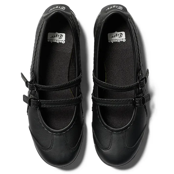 Giày Bệt Nữ Onitsuka Tiger Mexico 66 TGRS ‘Black’ 1182A660_001 Màu Đen Size 37
