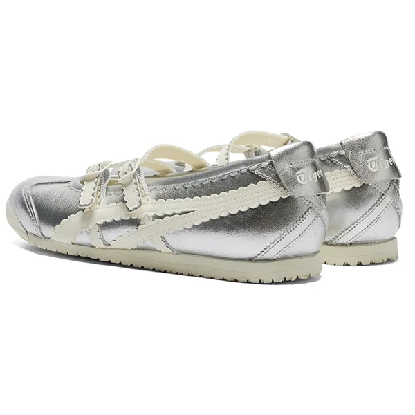 Giày Bệt Nữ Onitsuka Tiger The Mexico 66 TGRS 1182A660.020 Màu Bạc Size 35.5
