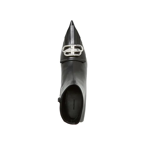 Giày Boot Nữ Balenciaga Fringe Knife Boot 40 Màu Đen Size 37
