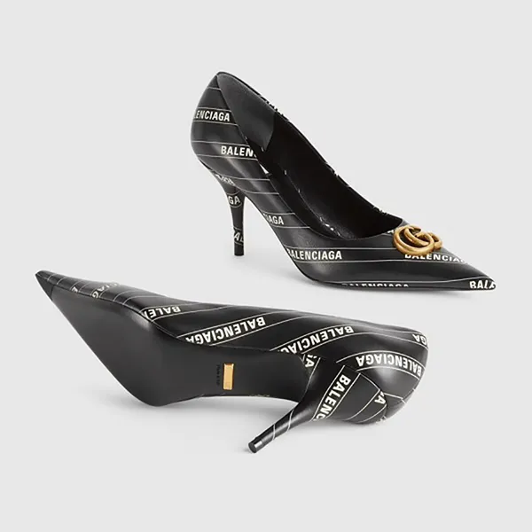 Giày Cao Gót Nữ Gucci The Hacker Project Knife Pump 680760-ULR00-1146 Màu Đen (Gót 8 Phân) Size 35
