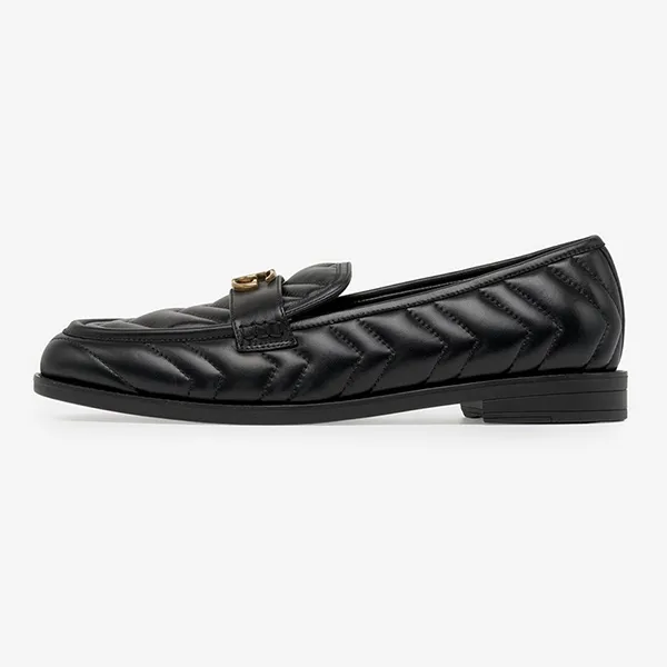 Giày Lười Gucci Loafer Double G 670399-BKO60-1000 Màu Đen Size 36