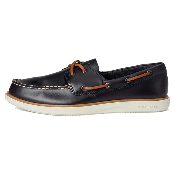 Giày Lười Nam Cole Haan GCC Boat Màu Xanh Navy Size 41.5