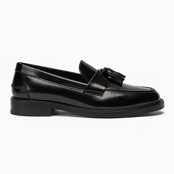 Giày Lười Nam Duca Di Morrone ASCANIO_PELLE_NERO Màu Đen Size 40