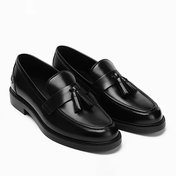 Giày Lười Nam Duca Di Morrone ASCANIO_PELLE_NERO Màu Đen Size 40