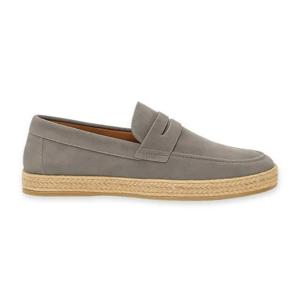 Giày Lười Nam Duca Di Morrone LEO_CAM_GRIGIO Màu Ghi Xám Size 40