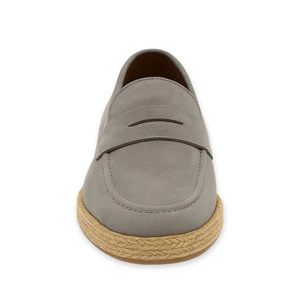 Giày Lười Nam Duca Di Morrone LEO_CAM_GRIGIO Màu Ghi Xám Size 40