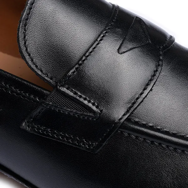 Giày Lười Nam Duca Di Morrone LEONE_PELLE_NERO Màu Đen Size 40