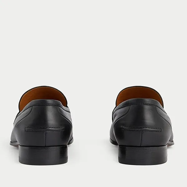 Giày Lười Nam Gucci HA HA HA Loafer With Interlocking G Black 717028-AAA3E-1060 Màu Đen Size 39