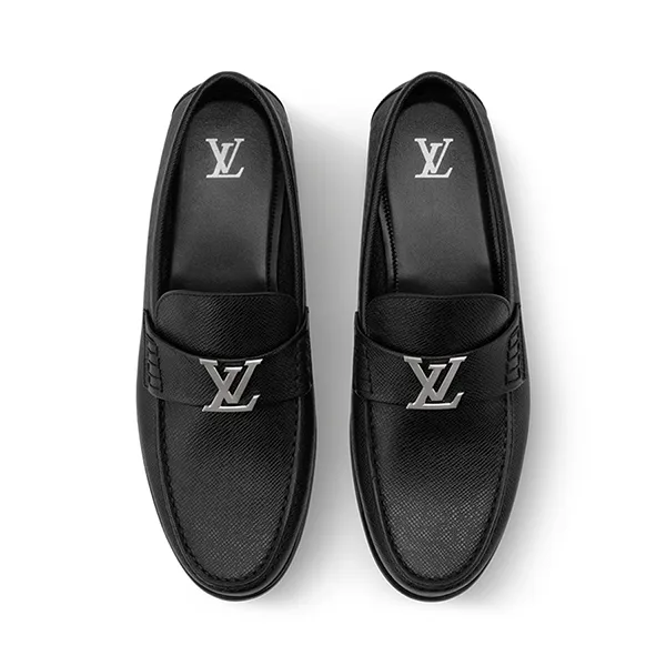 Giày Lười Nam Louis Vuitton LV Major Loafer 1AIYWB Màu Đen Size 39