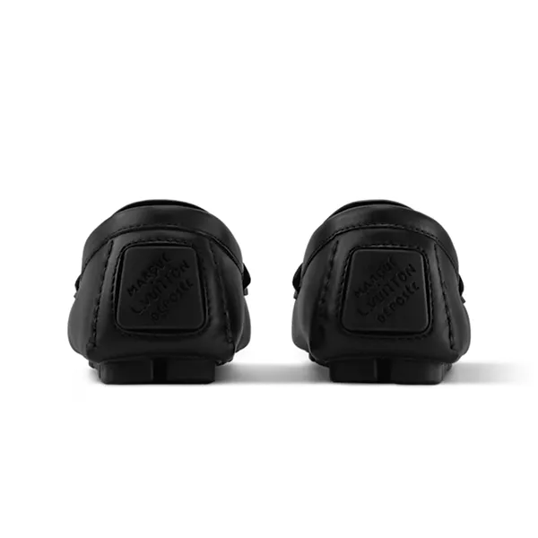 Giày Lười Nam Louis Vuitton LV Monza Moccasin 1AIYL0 Màu Đen Size 40