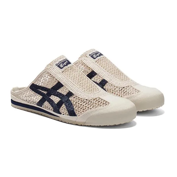 Giày Lười Nam Onitsuka Tiger Mexico 66 Slip Beige Blue 1183C123-200 Màu Be Xanh Size 37