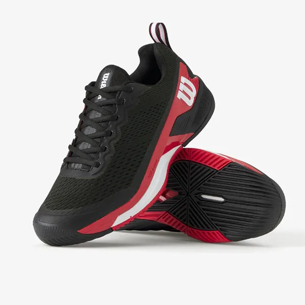Giày Pickleball/Tennis Nam Wilson Men's Rush Pro 4.5 WRS334330U Màu Đỏ - Đen Size 40 2/3