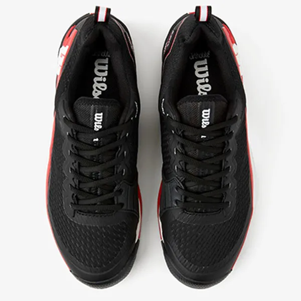 Giày Pickleball/Tennis Nam Wilson Men's Rush Pro 4.5 WRS334330U Màu Đỏ - Đen Size 40 2/3