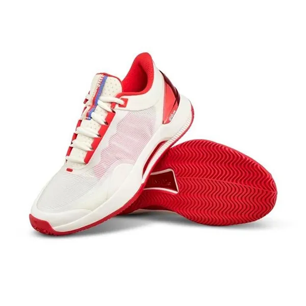Giày Pickleball/Tennis Nữ Wilson Intrigue Tour Women's Shoe WRS336750U Màu Trắng Đỏ Size 38.5
