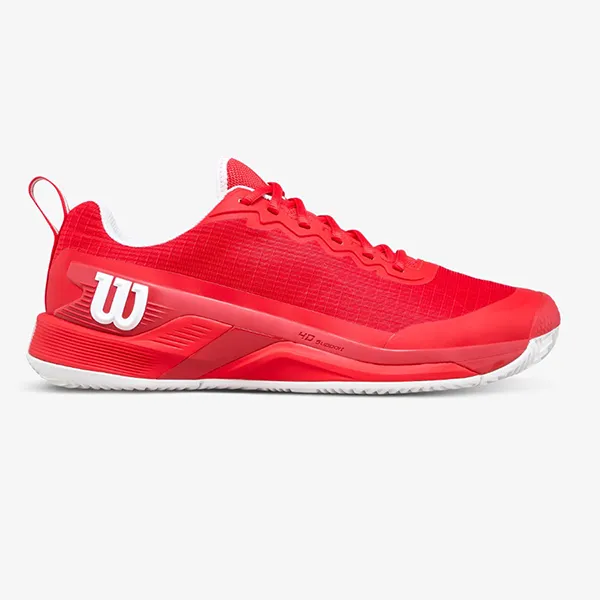 Giày Pickleball/Tennis Wilson Rush Pro 4.5 WRS333670U Shoes Màu Đỏ Size 41