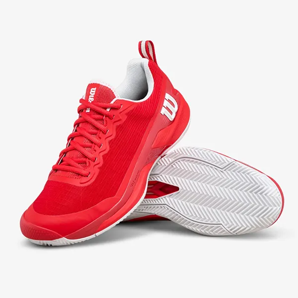 Giày Pickleball/Tennis Wilson Rush Pro 4.5 WRS333670U Shoes Màu Đỏ Size 41