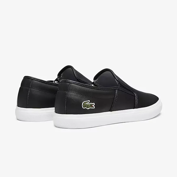 Giày Slip On Nam Lacoste Men's Tatalya Leather 37CMA0093 312 Màu Đen Size 42.5
