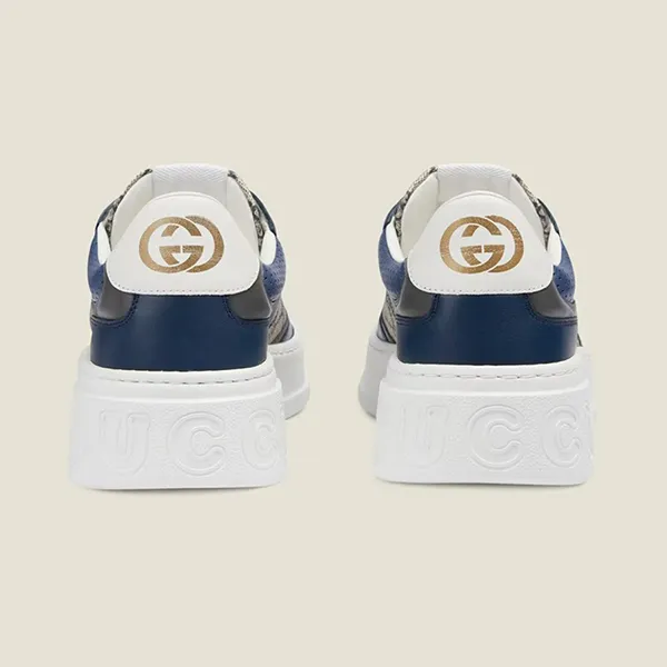 Giày Sneaker Nam Gucci GG Sneaker Blue Beige‎669582-UPGB0-4273 Màu Xanh Trắng Size 41