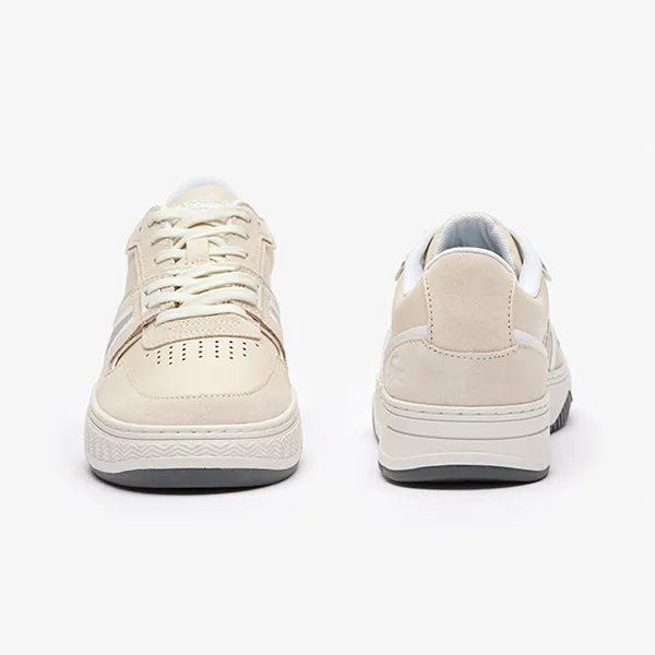 Giày Sneaker Nam Lacoste Men White L001 47SMA0054-2B7 Leather Màu Trắng Be Size 39.5