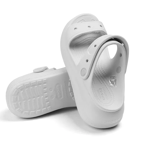 Giày Sục Nữ Crocs Women's Classic Crush Sandal Elephant Màu Xám Size 35