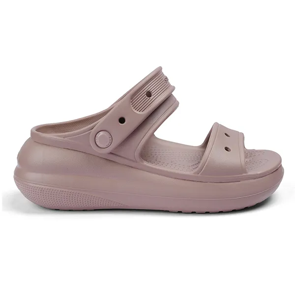 Giày Sục Nữ Crocs Women's Classic Crush Sandal Moca Màu Nâu Socola Size 36-37